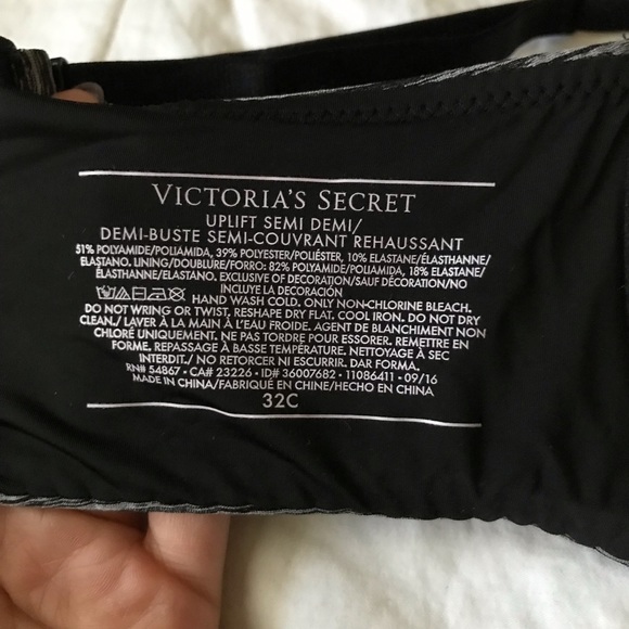 💕 Victoria's Secret Uplift Semi Demi 32C - Picture 4 of 11